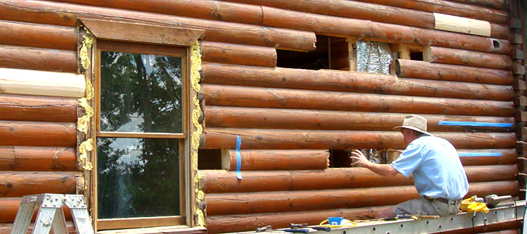 Log Home Repair Winston County, Alabama