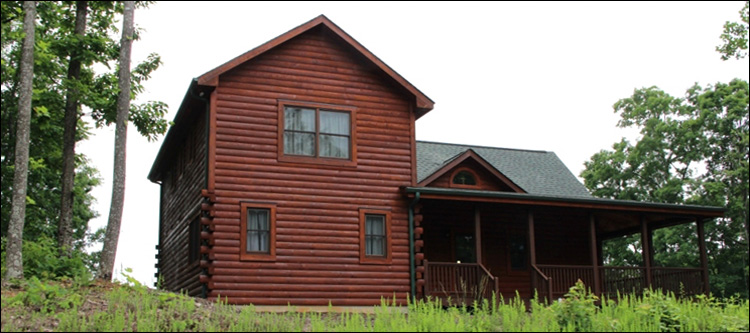Professional Log Home Borate Application  Winston County, Alabama